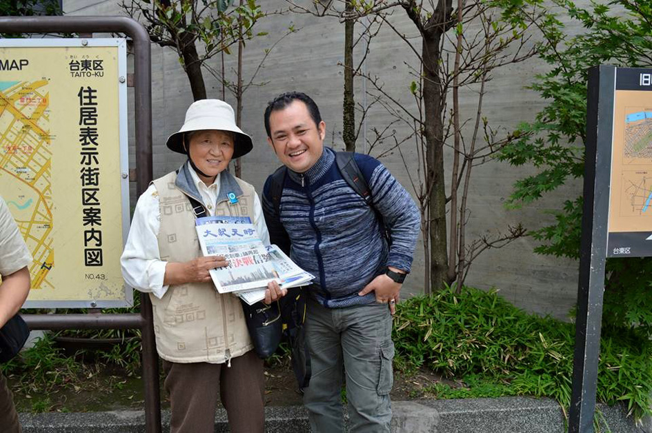 Herman Jaya Harefa (kanan) saat kunjungan kerja di Jepang | Foto: Dok. pribadi