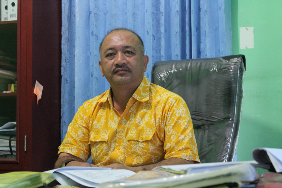 Kepala Dinas PU Kota Gunungsitoli Ampelius Nazara | Foto: Mario