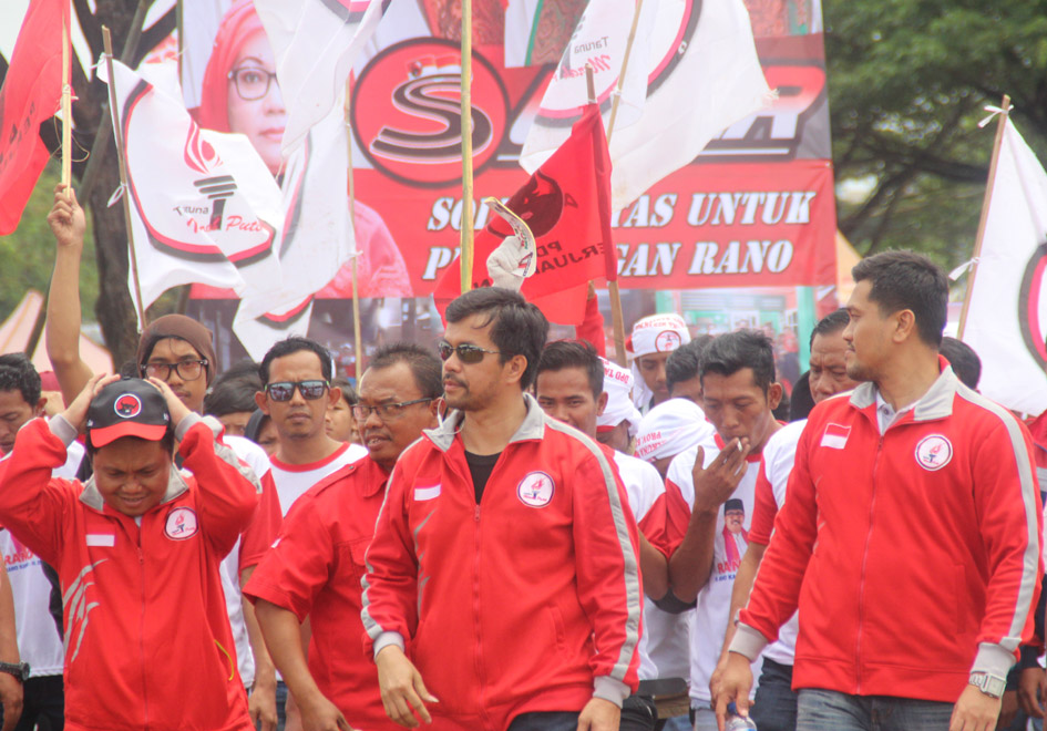 Ketua DPD Taruna Merah Putih Banten (TMP) Banten, Marinus Gea | Foto: Tian