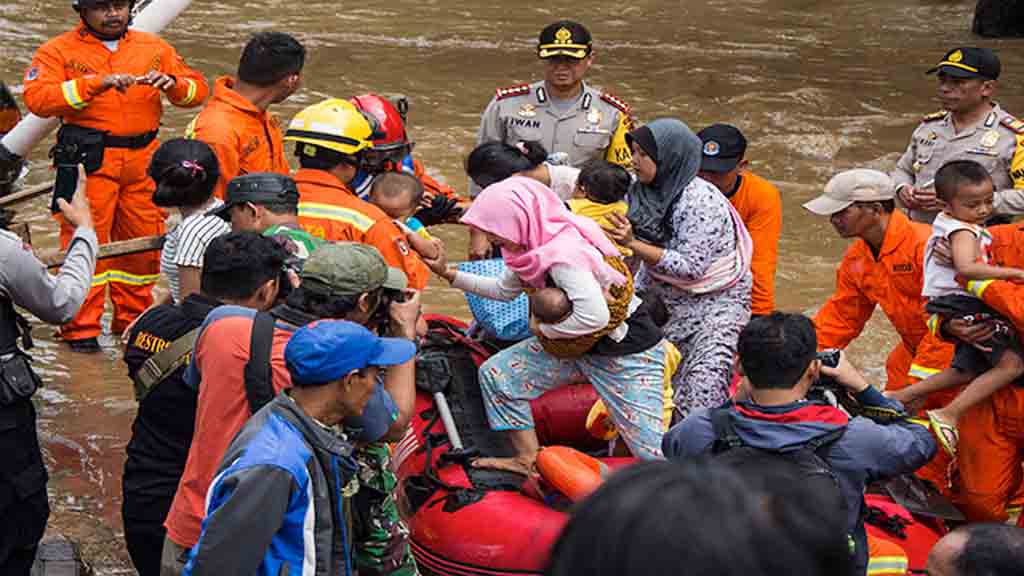Hingga Selasa 21 Februari, BNPP Catat 401 Titik Banjir Di DKI