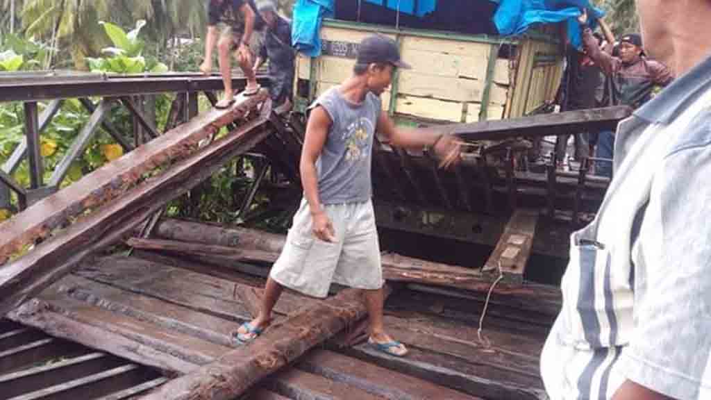 Pemerintah Pusat Diminta Segera Perbaiki Jembatan O’ou di Nias Selatan