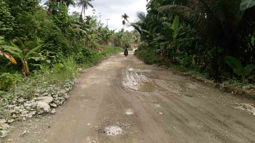Jalan Lahusa Gomo Belum Dikerjakan Rekanan Karena AMP Belum Beroperasi