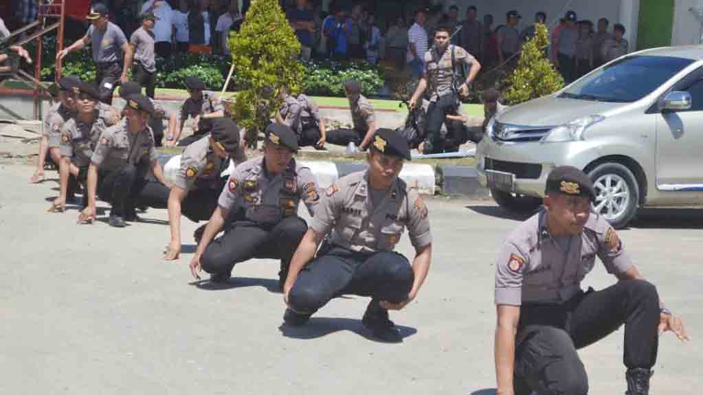 40 Bintara Baru Tiba di Pulau Nias