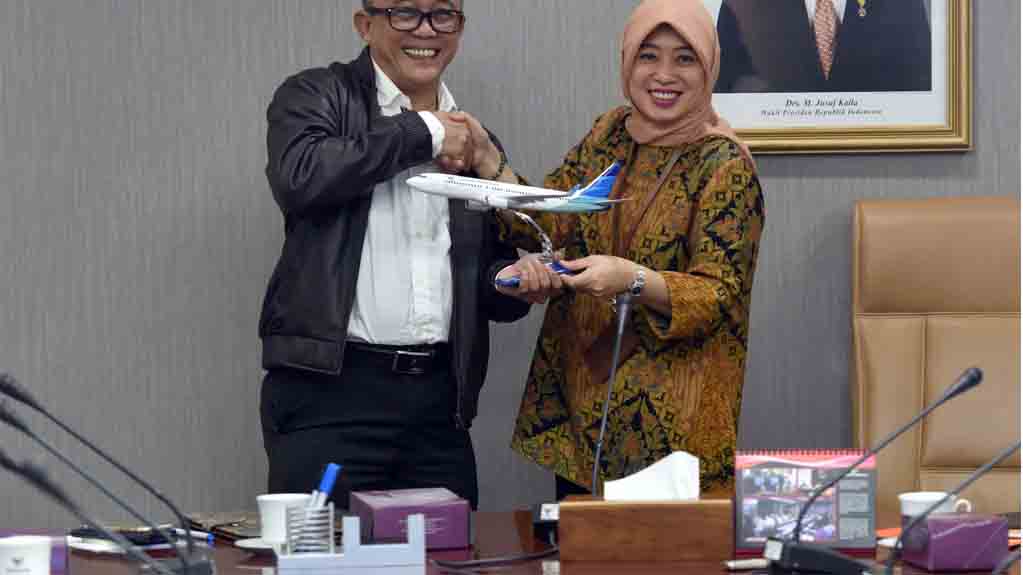 Setkab Jalin Kerjasama dengan Garuda Indonesia