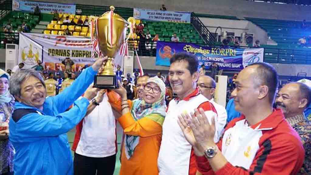 Jawa Barat Sabet Juara Umum Pornas XIV Korpri