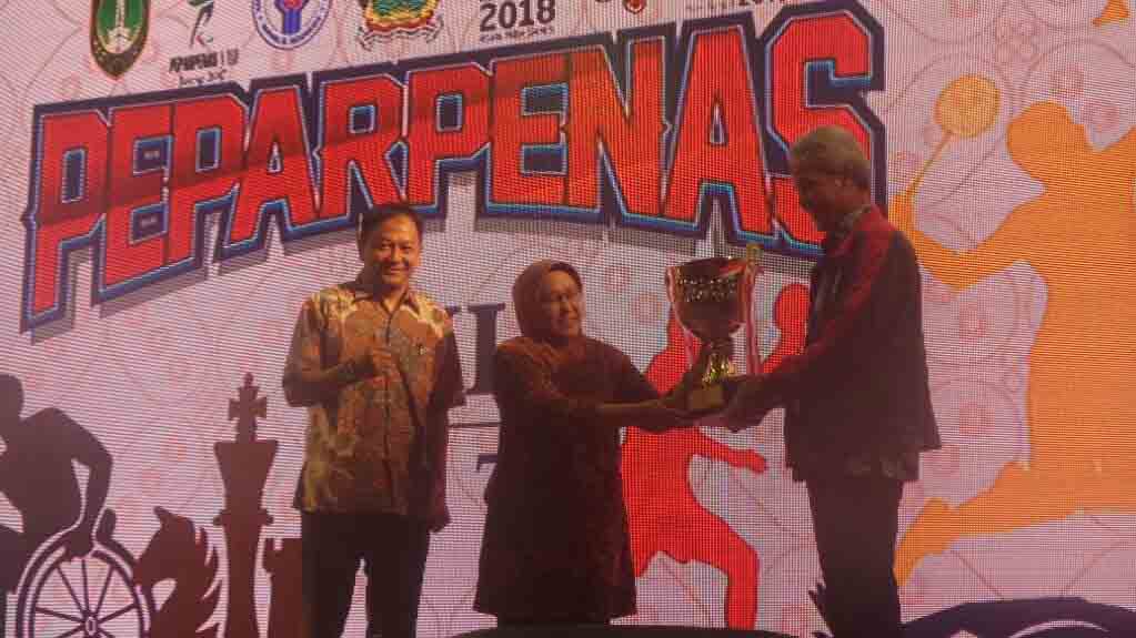 Jawa Tengah Sabet Juara Umum Peparpenas 2017