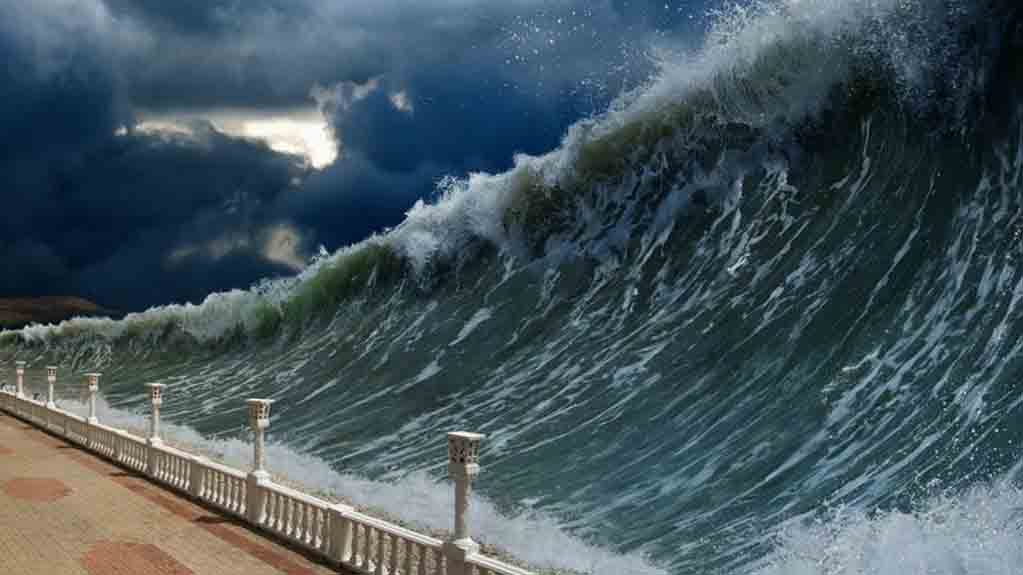 Ilustrasi tsunami (Foto: Net)