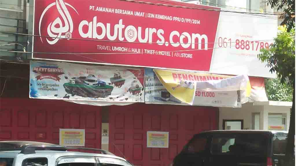 Kantor Abutours Cabang Medan (Foto: Ingot Simangunsong)