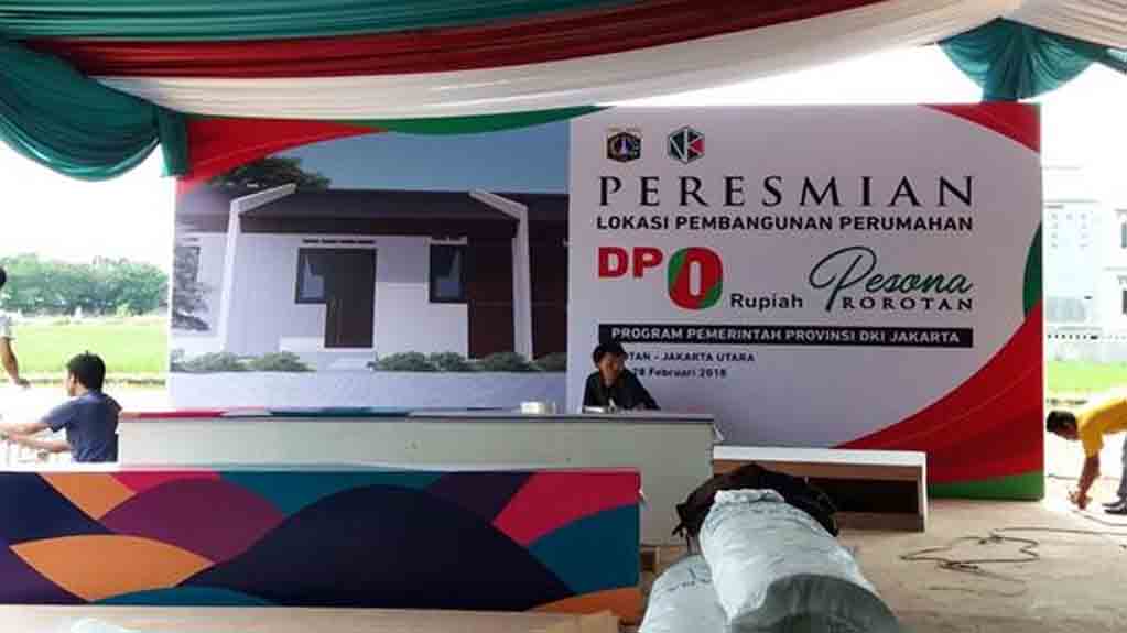 Groundbreaking Batal, Anies dan Sandi ‘Nggak Nyambung’ Soal Rumah Tapak DP 0%