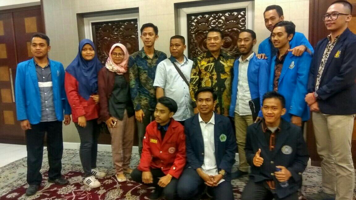 Sowan ke Moeldoko, Mahasiswa Tangerang Bahas Inovasi Pertanian