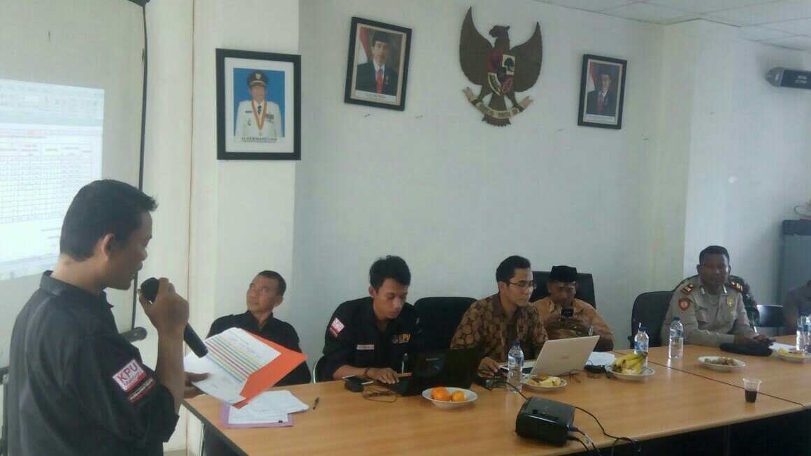 KPU Gelar Pleno DPSHP di Kecamatan Kosambi