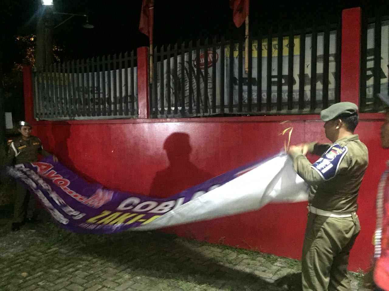 Masuki Masa Tenang, Pj Bupati Tangerang Pimpin Pencopotan APK