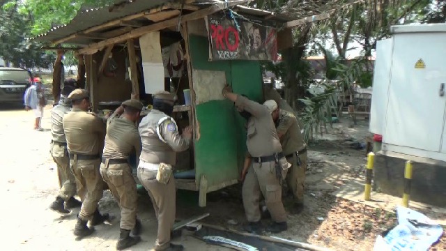 Bangunan Liar Sekitar Venue Asian Games Di Tangerang Ditertibkan