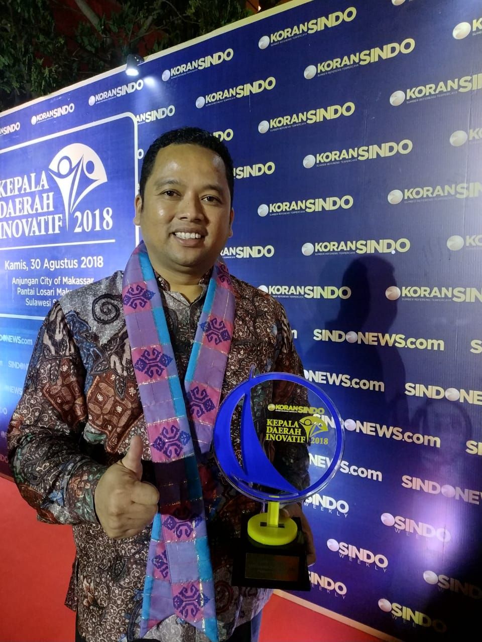 Wali Kota Tangerang Raih Penghargaan Kepala Daerah Inovatif