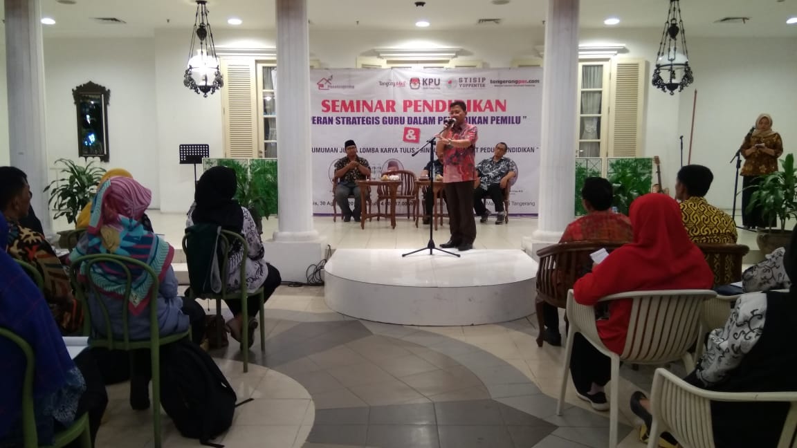 Kadindik Kota Tangerang Ajak Guru Pilih Caleg Peduli Pendidikan