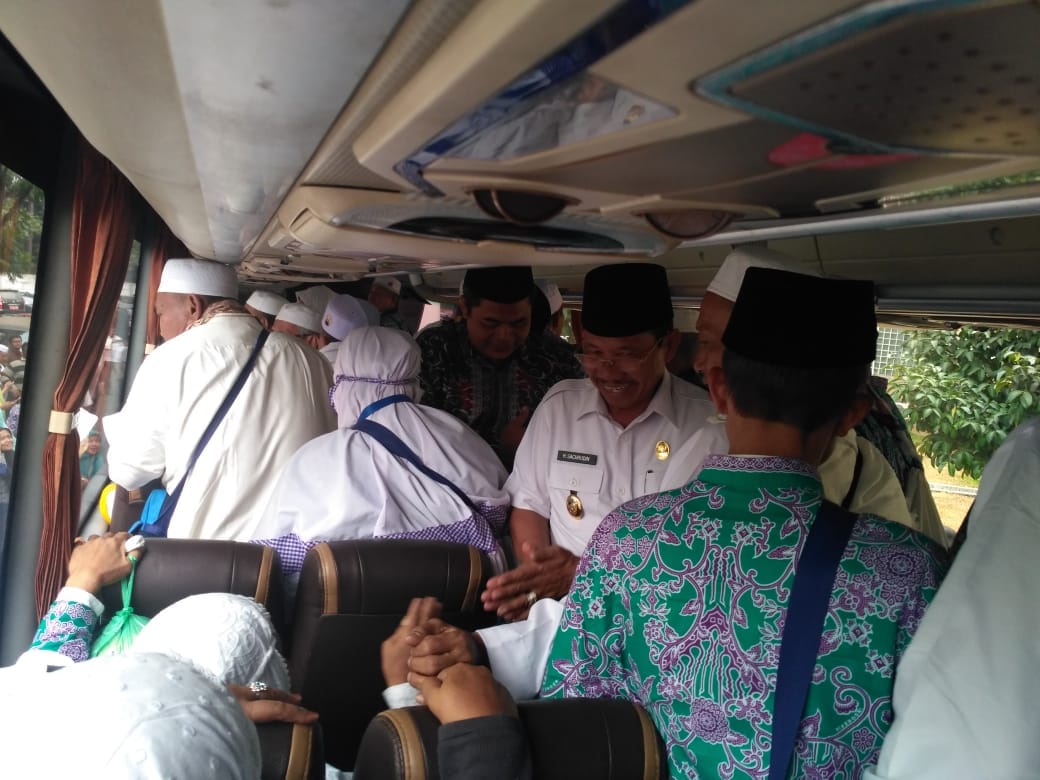 Sachrudin Sambut Jemaah Haji Kloter 2 Asal Kota Tangerang