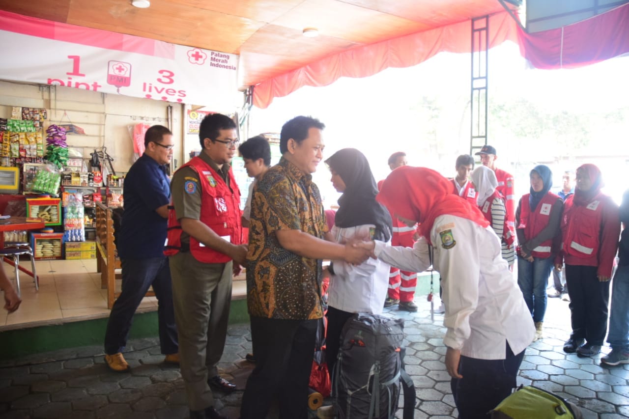 PMI Kota Tangerang Terbangkan 100 Kantong Darah ke Lombok