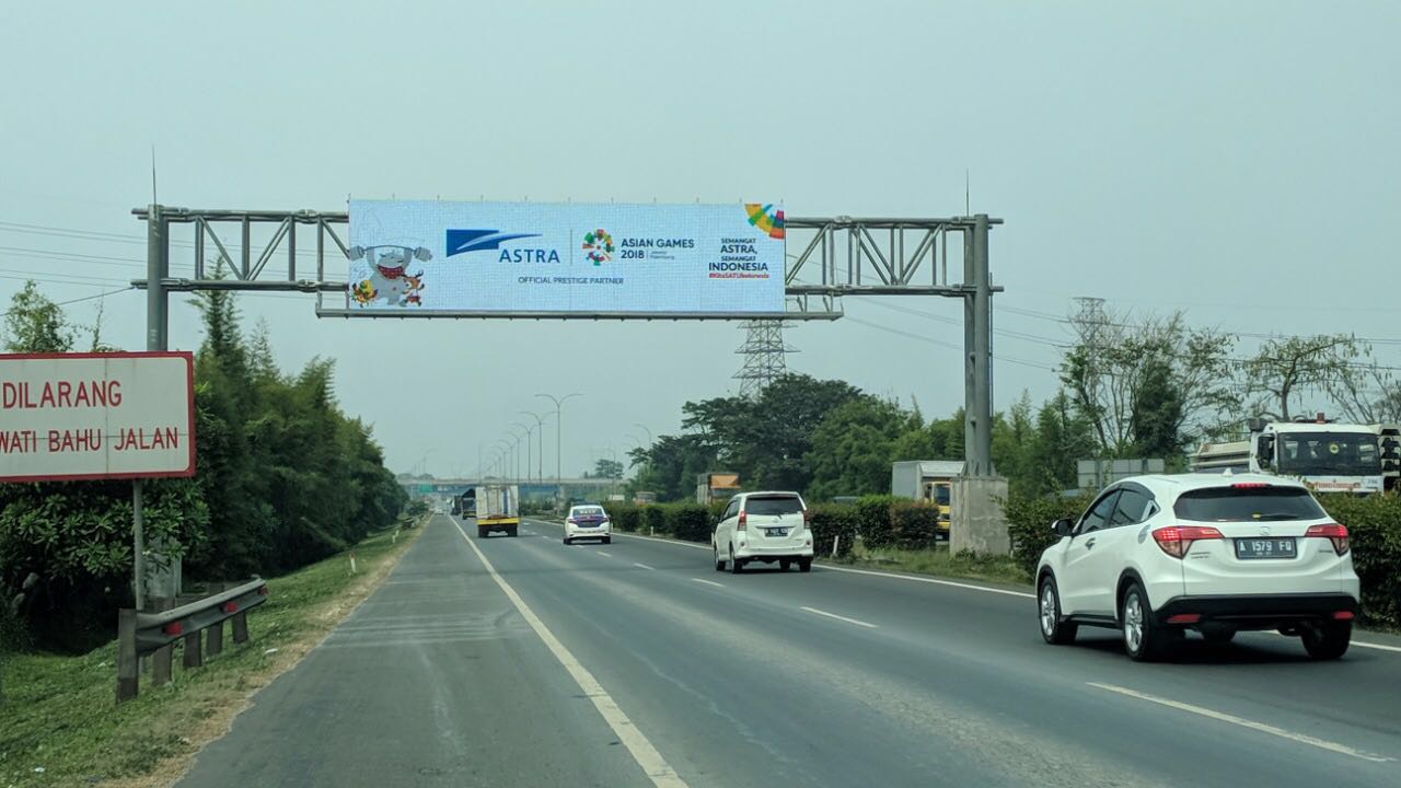 PT MMS Cek Kondisi Jalan Jelang Pertandingan Asian Games
