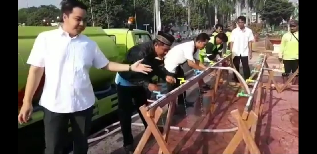 Jelang Tabligh Akbar UAS, Panitia Siapkan Ratusan Kran Air Wudhu
