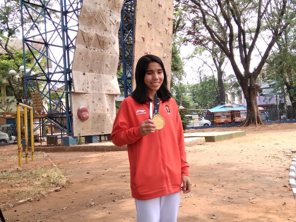 Rajiah Sallsabillah, Kepincut Panjat Tebing Dari Sang Kakak