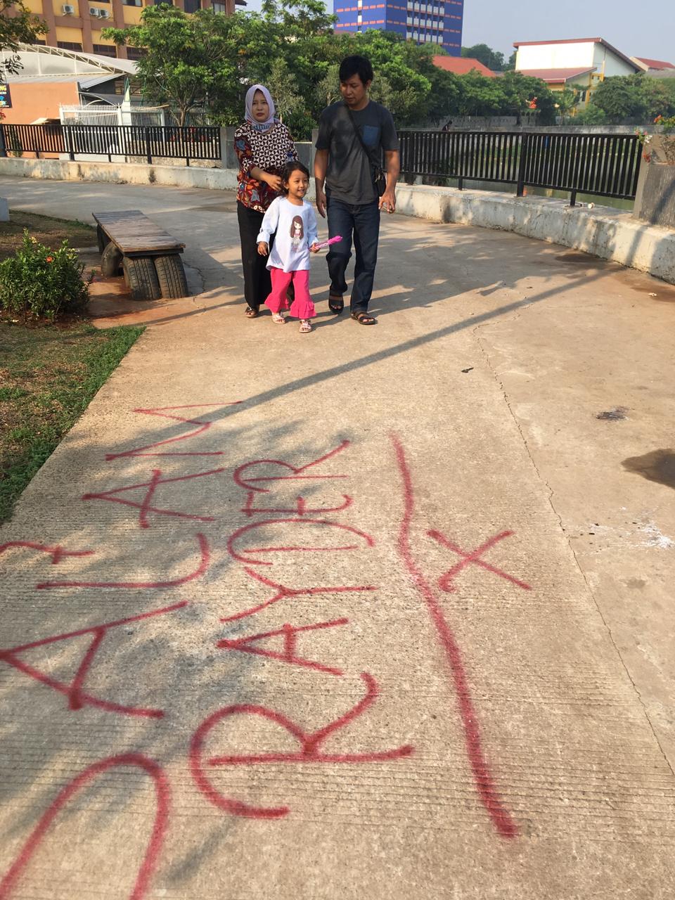 Kecolongan, Taman Tematik di Kota Tangerang Kembali Jadi Sasaran Vandalisme
