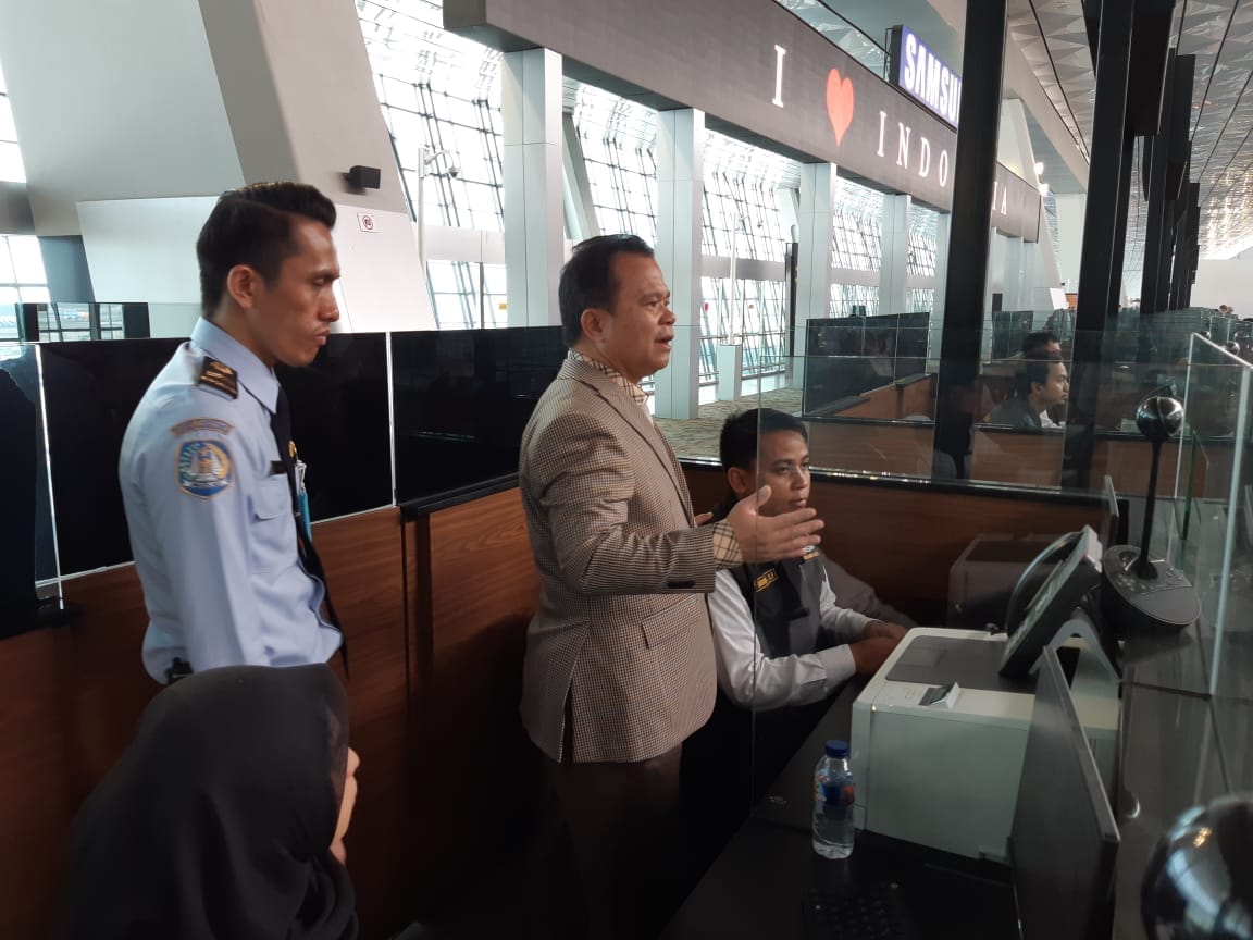 Dirjen Imigrasi Cek Kesiapan Pelayanan di Bandara Soetta