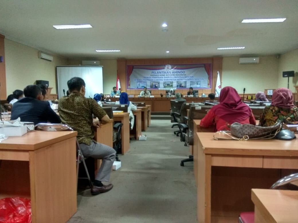 Ahindo Provinsi Banten Janji Bina Pelaku Home Industri di Kabupaten Tangerang