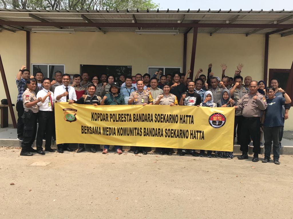 Polres Bandara Soetta Jalin Sinergitas dengan Awak Media