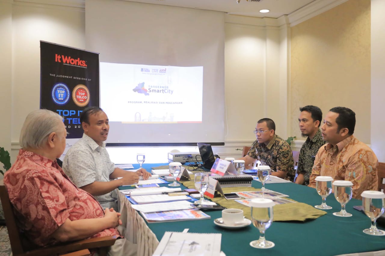 Jalankan Smart City, Kota Tangerang Jadi Finalis Ajang Top IT & Telco