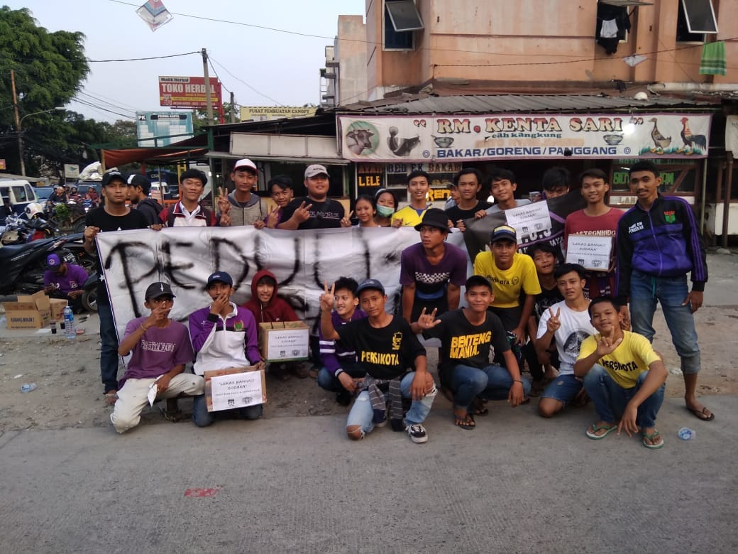 Benteng Mania dan Viola Bersatu Galang Dana Korban Gempa