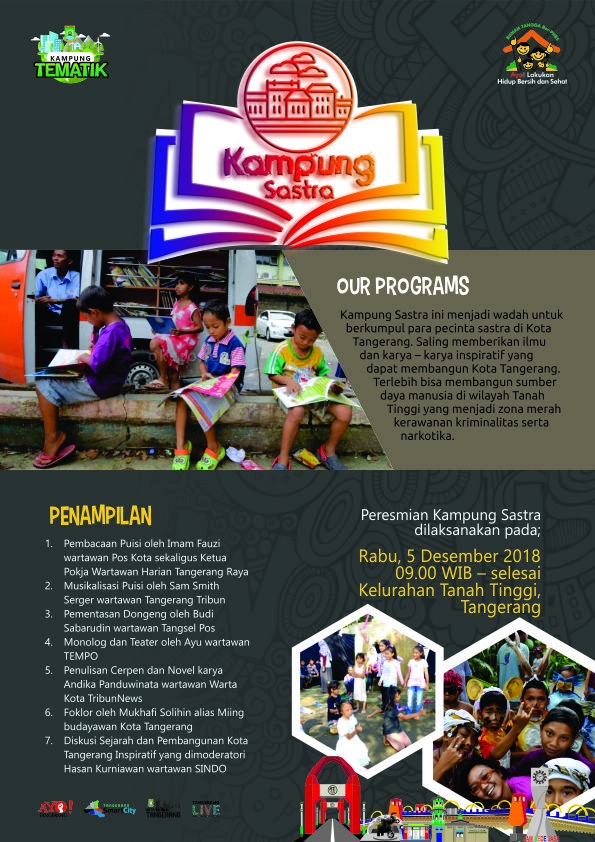 Wartawan di Tangerang Bakal Garap Kampung Sastra