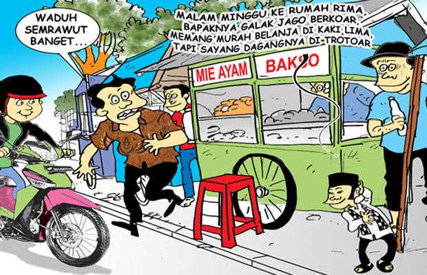 Satpol PP Kota Tangerang Akan Sanksi PKL Bandel