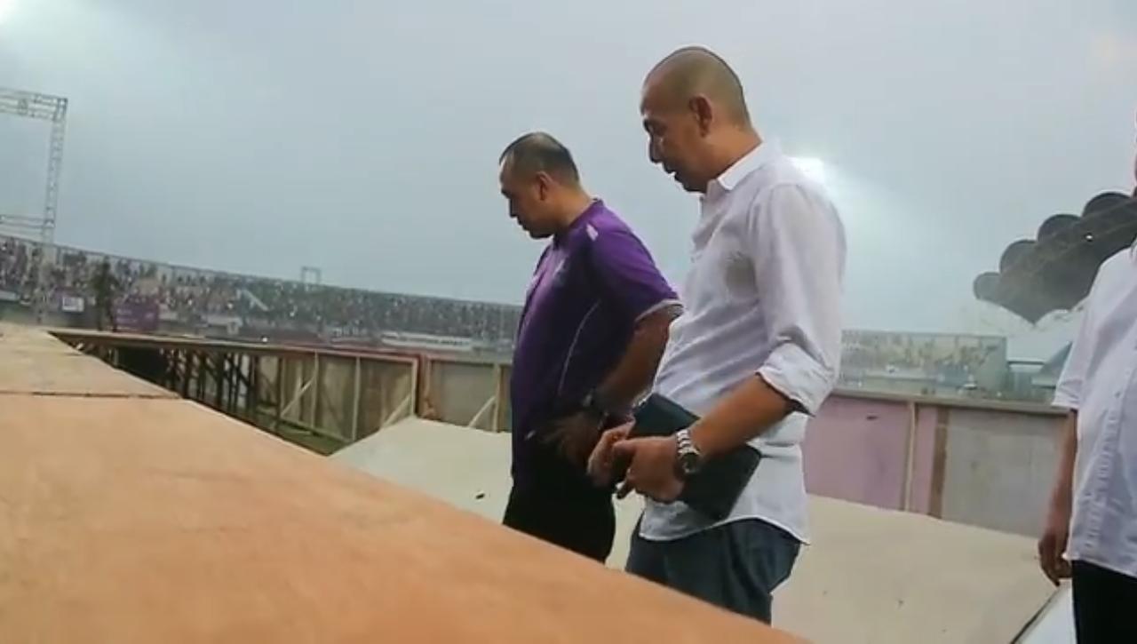 Zaki Tinjau Kesiapan Stadion Jelang Opening Ceremony Porprov Banten