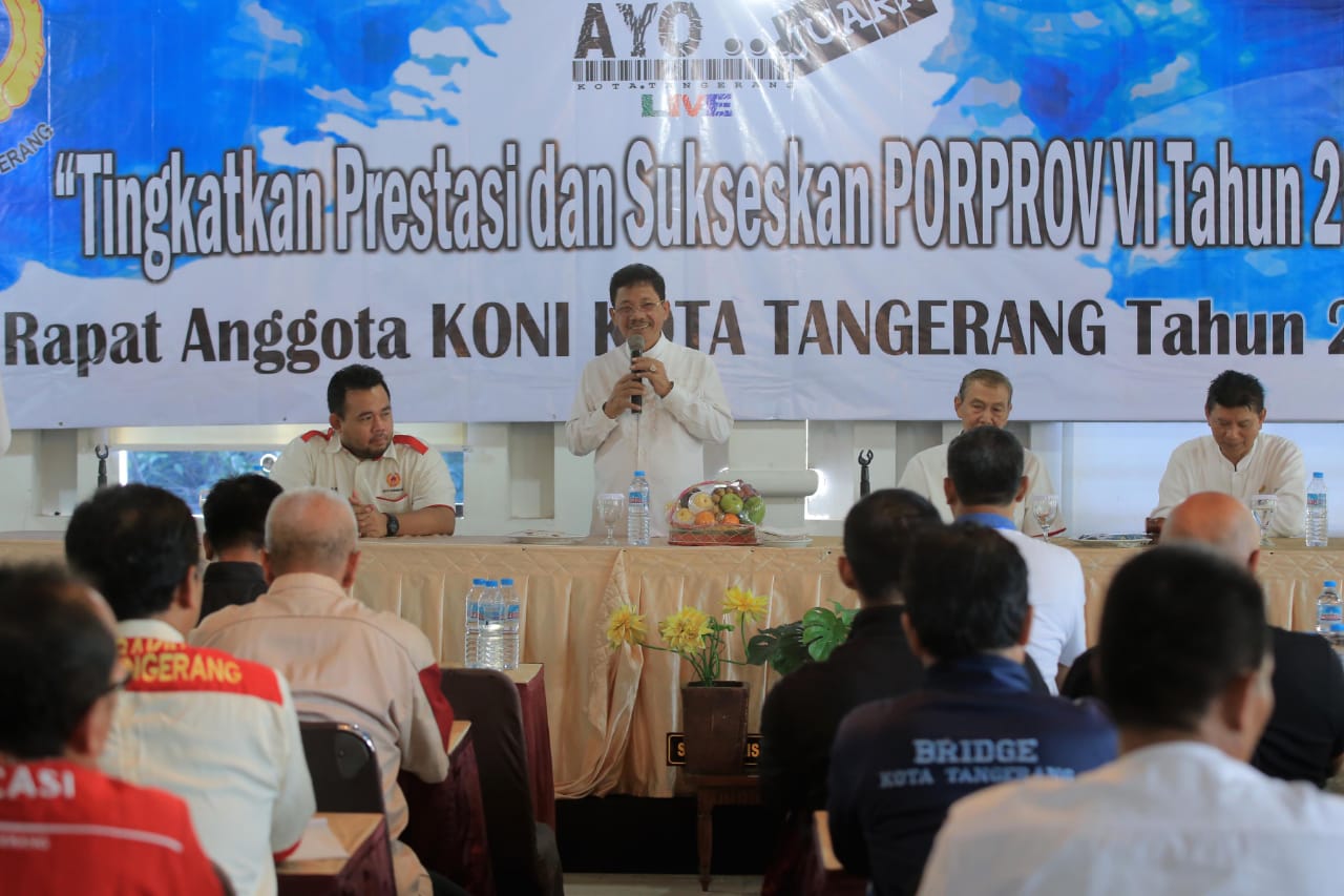 Pemkot Tangerang Minta Koni Tingkatkan Kualitas Program Pelatihan Atlet