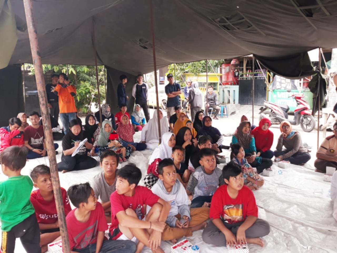 PMI Latih Warga Gebang Raya Situasi Bencana