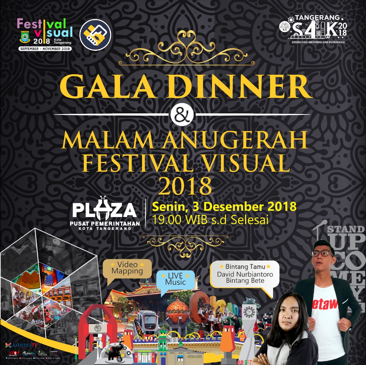 Yuk Datang ke Malam Puncak Festival Visual 2018, Ini Rangkaian Acaranya