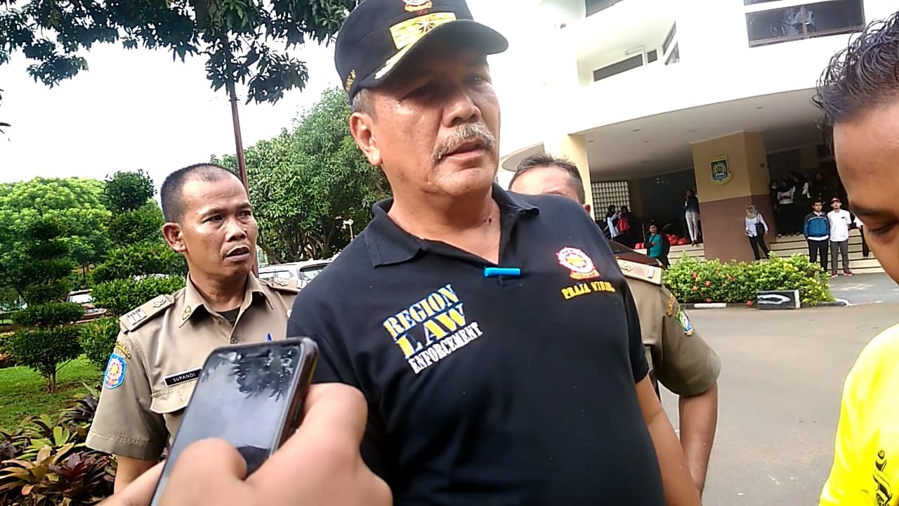 Ini Kata Satpol PP Kota Tangerang Soal Kericuhan Demo di Puspem Kota Tangerang