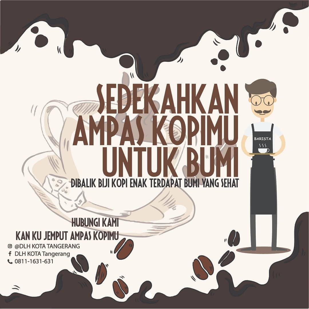 DLH Kota Tangerang Ajak Pengusaha Kedai Kopi Sedekahkan Ampas Kopi