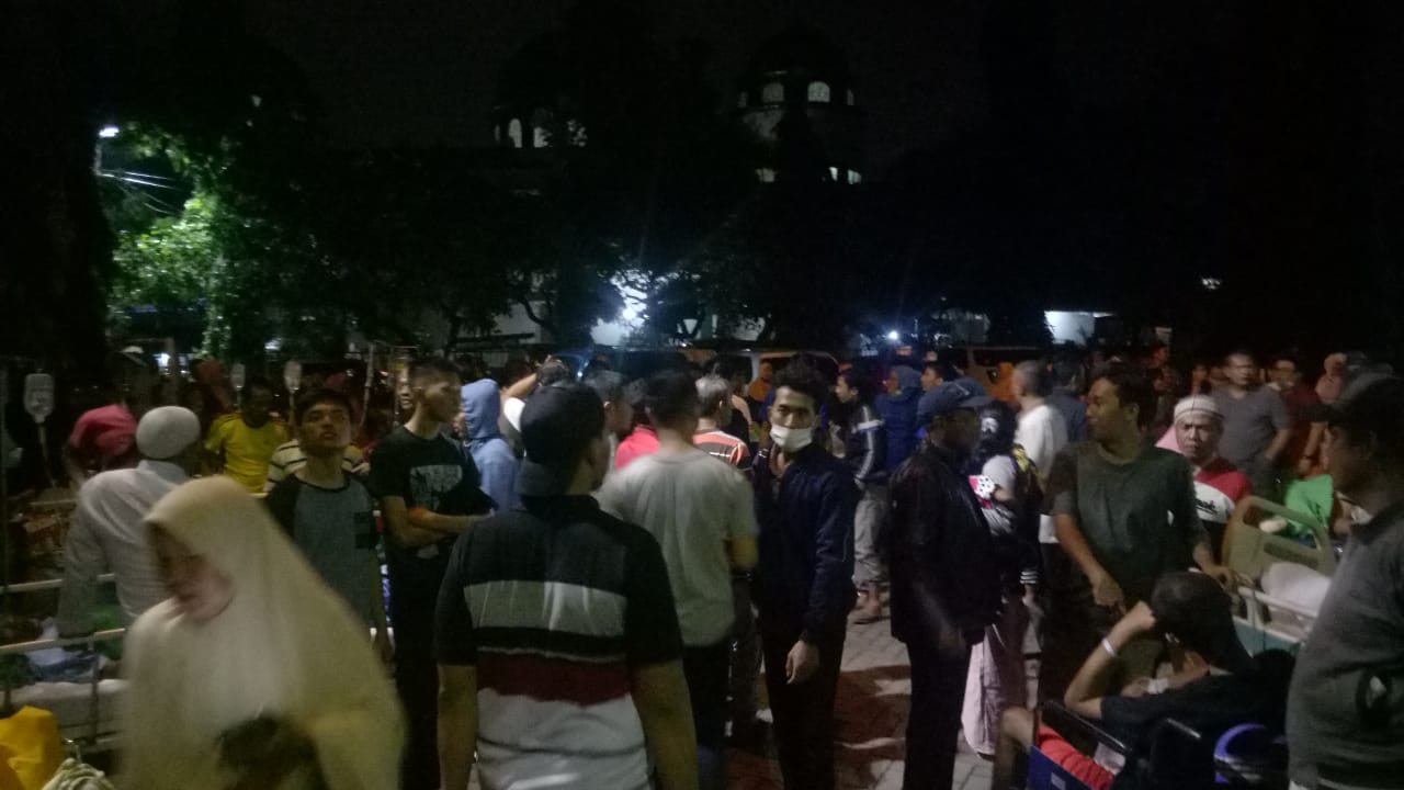 RSUD Kota Tangerang Kebakaran, Pasien Berhamburan Keluar