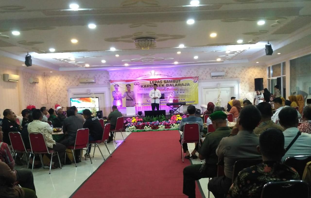 Camat Balaraja Minta Kapolsek Balaraja Yang Baru Teruskan Sinergi Muspika