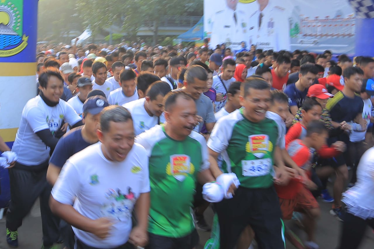 Ribuan Peserta Asal Jabodetabek Ramaikan Fun Tang Run 2019