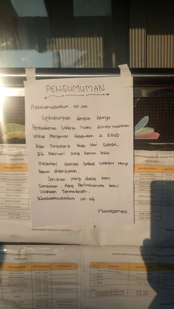 Pasca Kebakaran RSUD Kota Tangerang Ditutup, Warga Berobat ke mana?