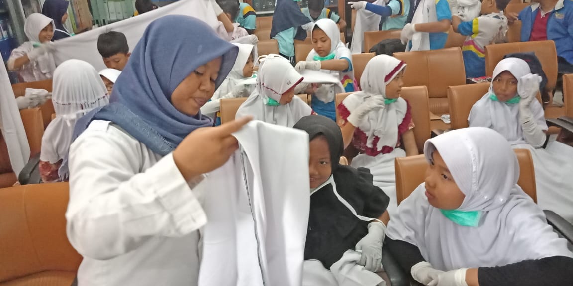 Gandeng PMI, Puskesmas Karawaci Baru Ajarkan Dokter Cilik Pertolongan Pertama