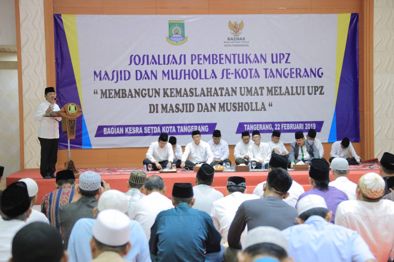 Pemkot Targetkan 2.000 UPZ Masjid dan Mushola Se-Kota Tangerang