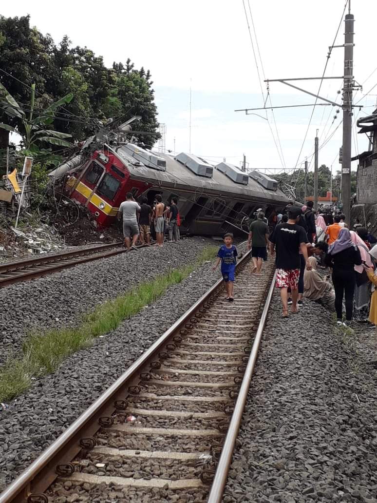 Commuterline Jakarta – Bogor Anjlog, Perjalanan Tangerang-Duri Dipastikan Normal