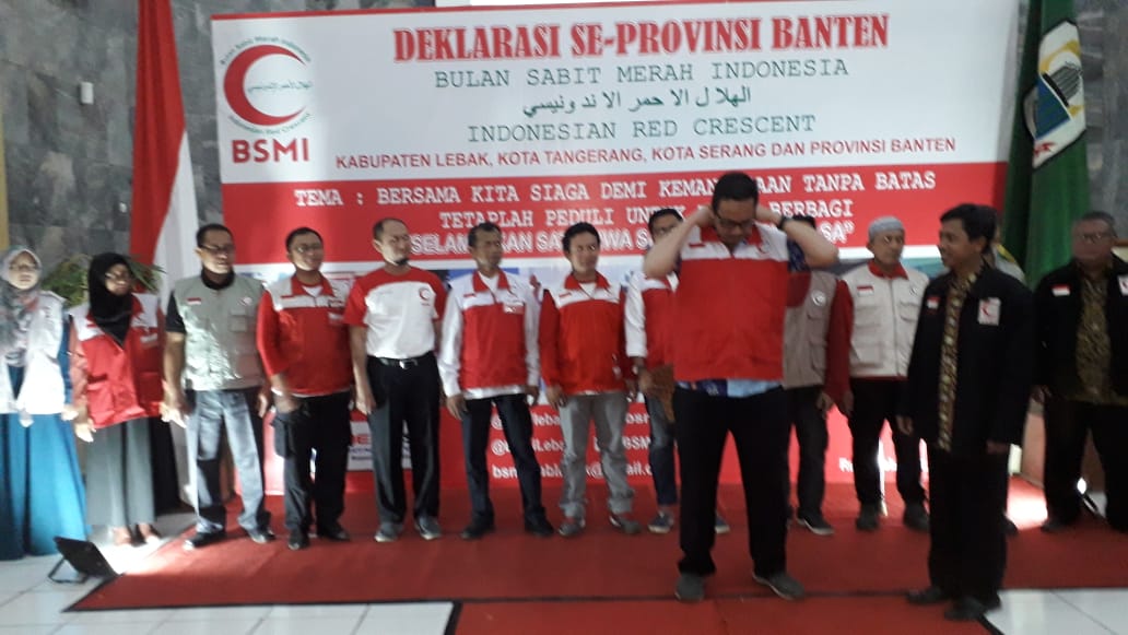 Bulan Sabit Merah Indonesia Lantik Pengurus se-Provinsi Banten