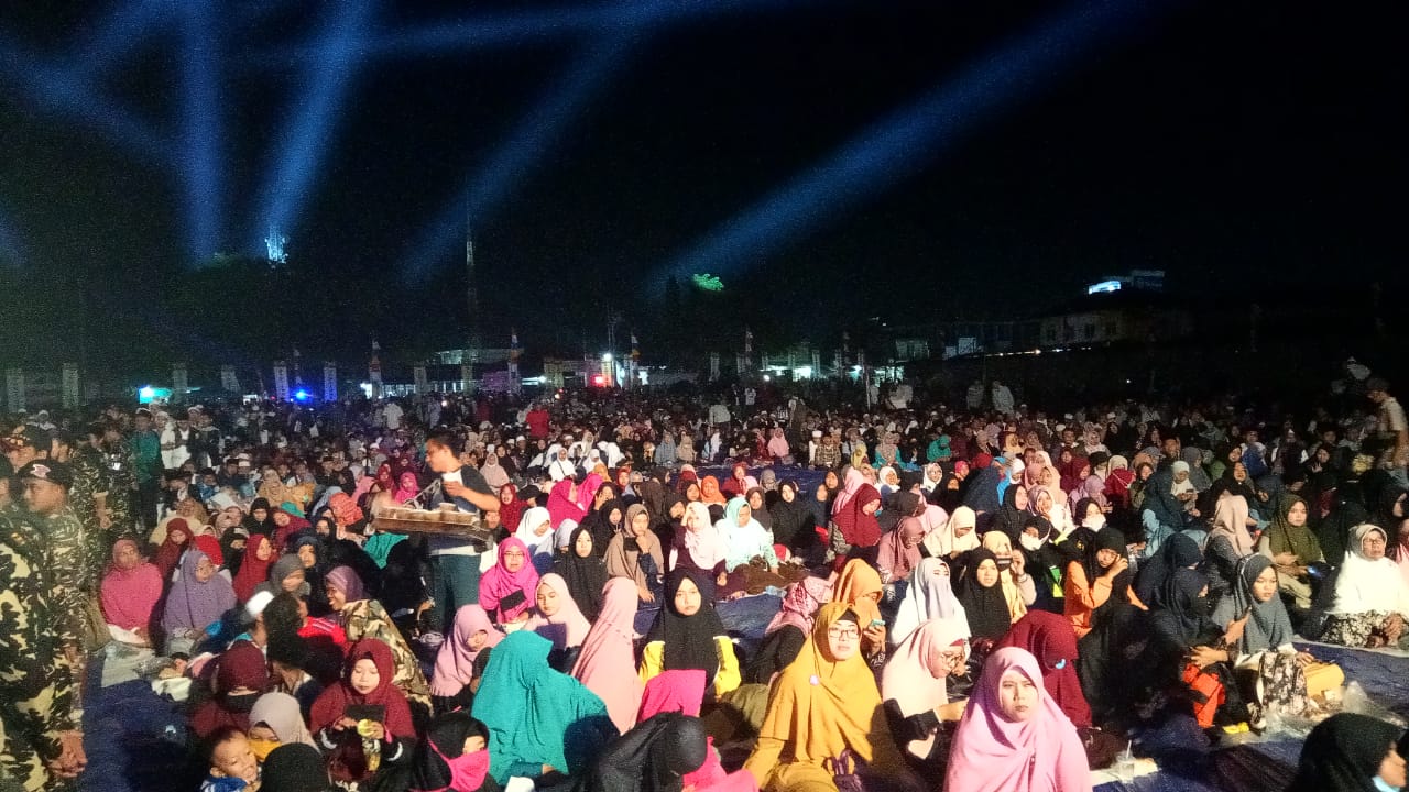 Ribuan Masyarakat Hadiri Tabligh Akbar Sambut Pemilu di Teluknaga