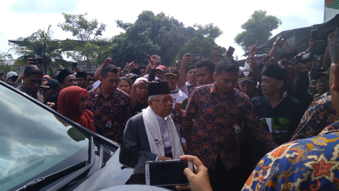 Hadiri Deklarasi Tangerang Hiji Bae, Ma’ruf Amin : Saya Jadi Cawapres Menghormati Orang Tangerang