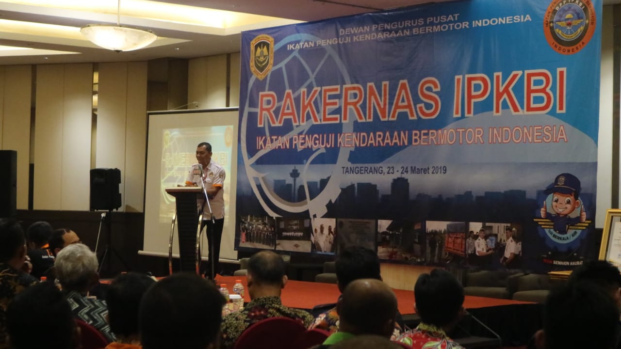 IPKBI menggelar Rakernas di Tangerang. Dalam kegiatan itu disampaikan mengenai  inovasi terbaru pada sistem pengujian kendaraan bermotor.(aul)