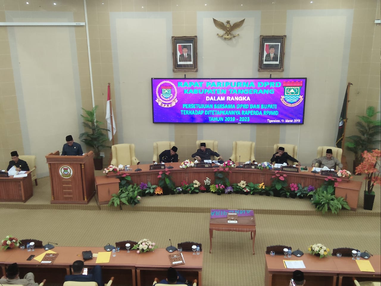 DPRD Kabupaten Tangerang Setujui Raperda RPJMD 2019-2023